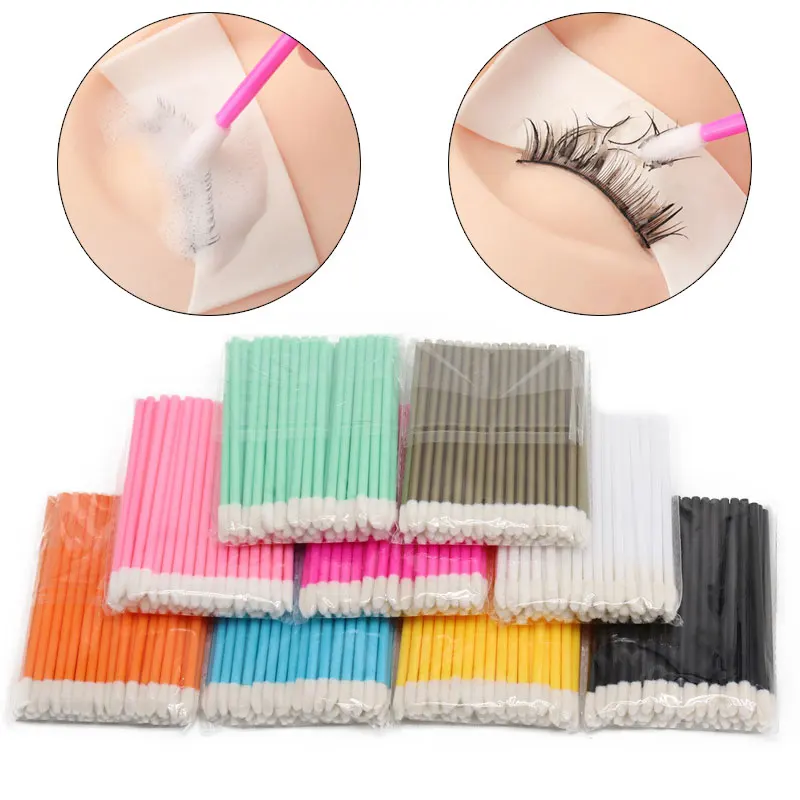 

50Pcs Disposable Lip Brush Lash Extension Mascara Applicator Lipstick Wands Set Cosmetic Eyelash Makeups Brushes