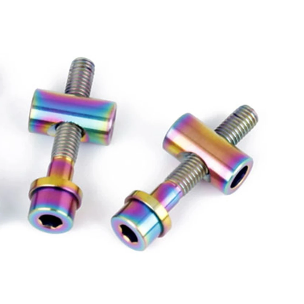 2 шт. титановые болты M5X30 с шестигранной головкой для крепления подседельного