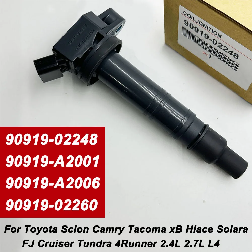 НОВАЯ катушка зажигания 90919-02248 UF495 90919-A2001 90919-A2006 для Tundra Tacoma Solara RAV4 Matrix Highlander FJ Cruiser