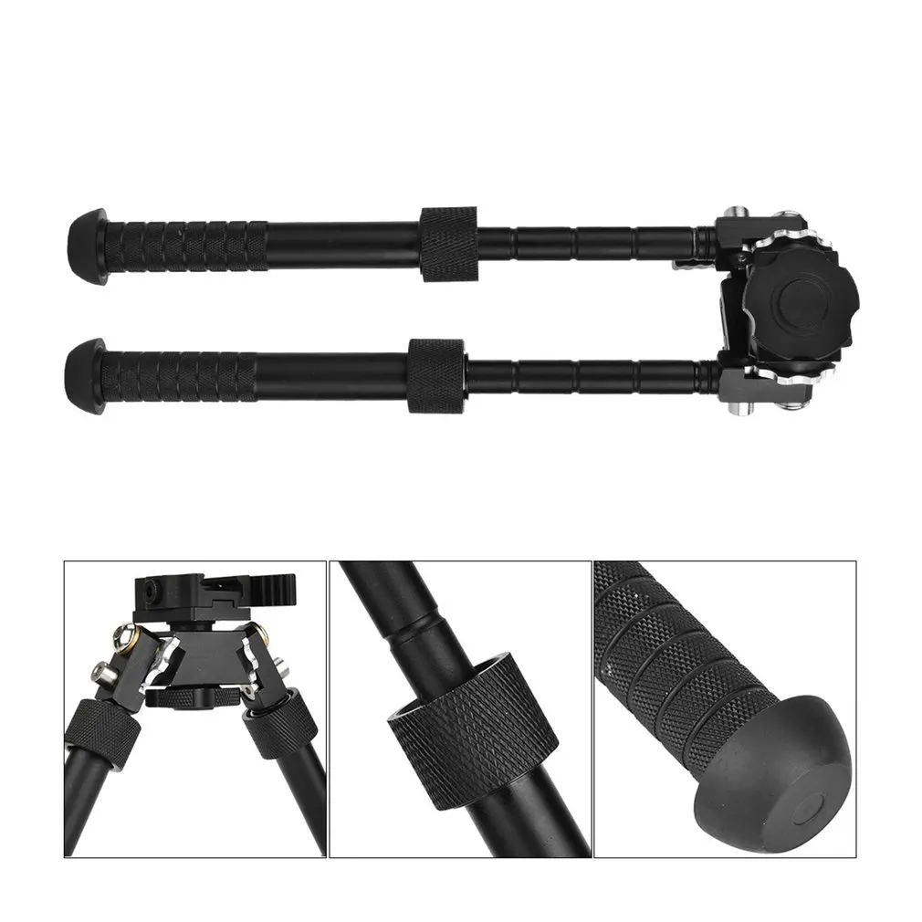 

V8 Sturdy Outdoor Aluminum Alloy Adjustable Legs 360 Degree Precision Bipod Adjustable Lightweight Bipod