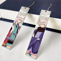 anime tomoe stainless steel bookmark creative bookmarks 2201 stationery accessories figure