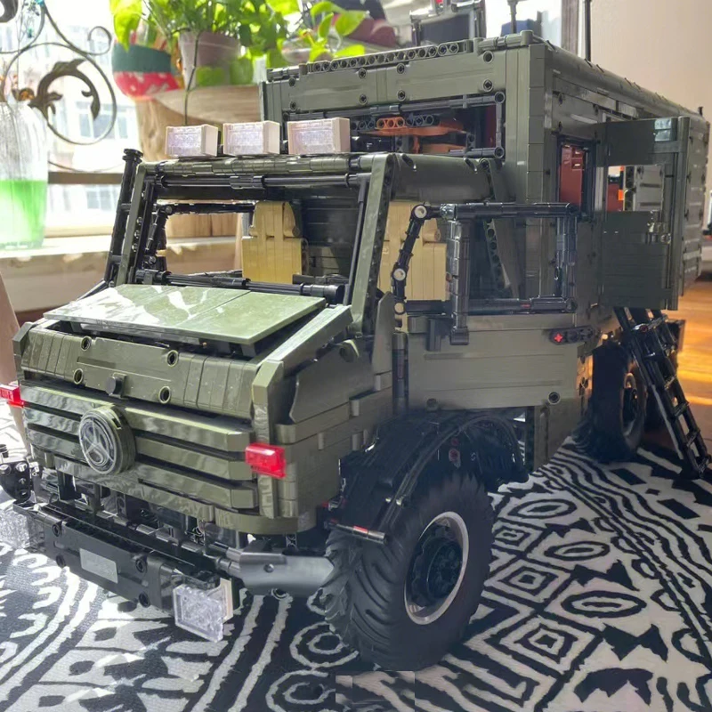 

Technical Car APP Remote Control J907 Moter Power Nomad Rv Motorhome Bricks Building Blocks SUV Gift Program Moc Toys For Kids