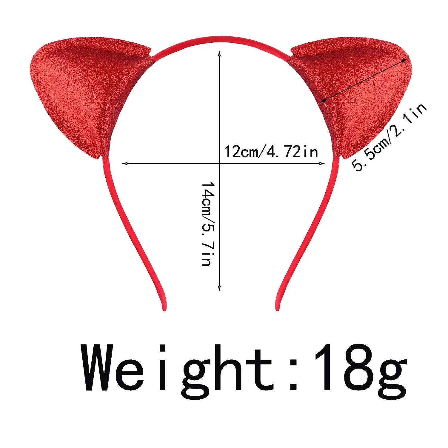 Ободок детский двусторонний с блестками милая мультяшная повязка на голову