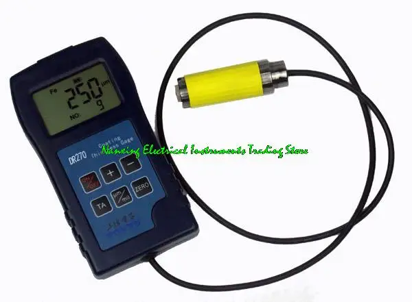 

Paint Coating Thickness Gauge Tester DR260/DR270/DR280 galvanized Rubber Film Thickness Meter Measures Range 0-1250um