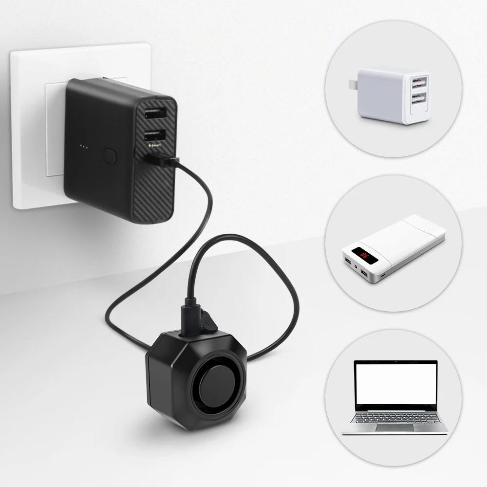 Сигнализация велосипедная аккумуляторная с USB-портом и датчиком движения |