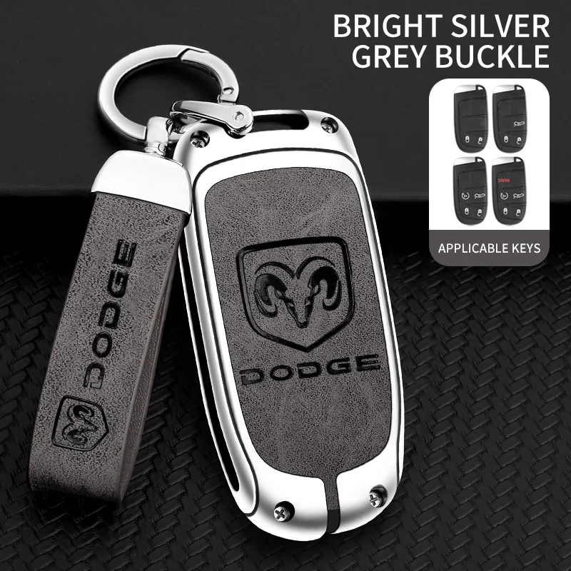 

Винтажный кожаный чехол для ключей от автомобиля, чехол для Dodge Ram 1500 Journey Charger Dart Durango Challenger, автомобильный брелок, аксессуары