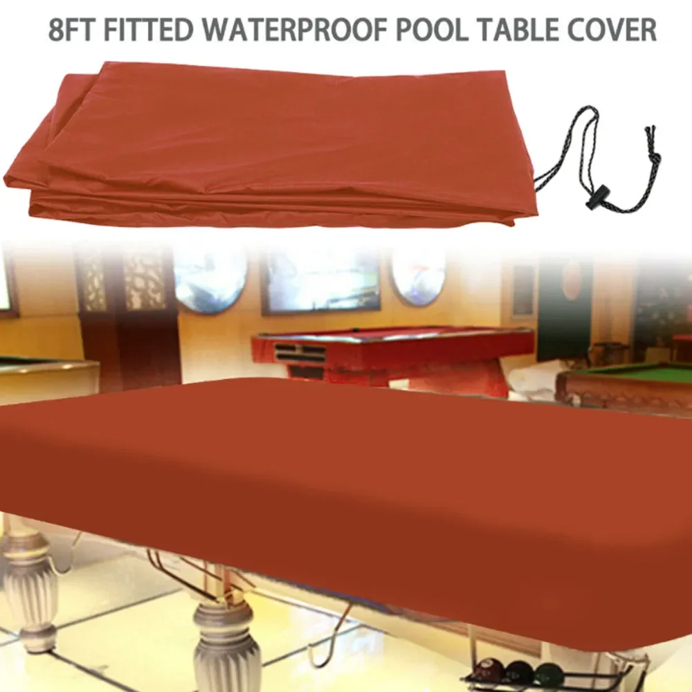 

Billiard table Cover Waterproof Indoor Outdoor Sun Rain Snow Dust Protection Oxford Cloth Snooker Patio Furniture Table Covers