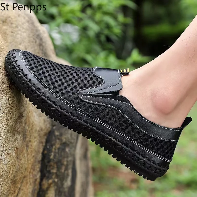 New Men's Casual Shoes Breathable Slip 