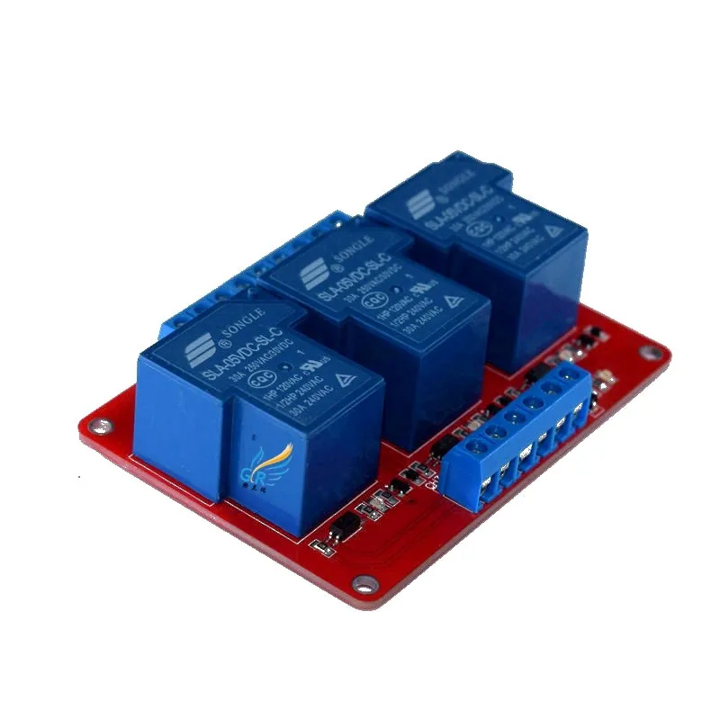 

5V 12V 24V 3 Channel 30A Relay Module, Optical Coupling Isolation, Support High And Low Level Trigger