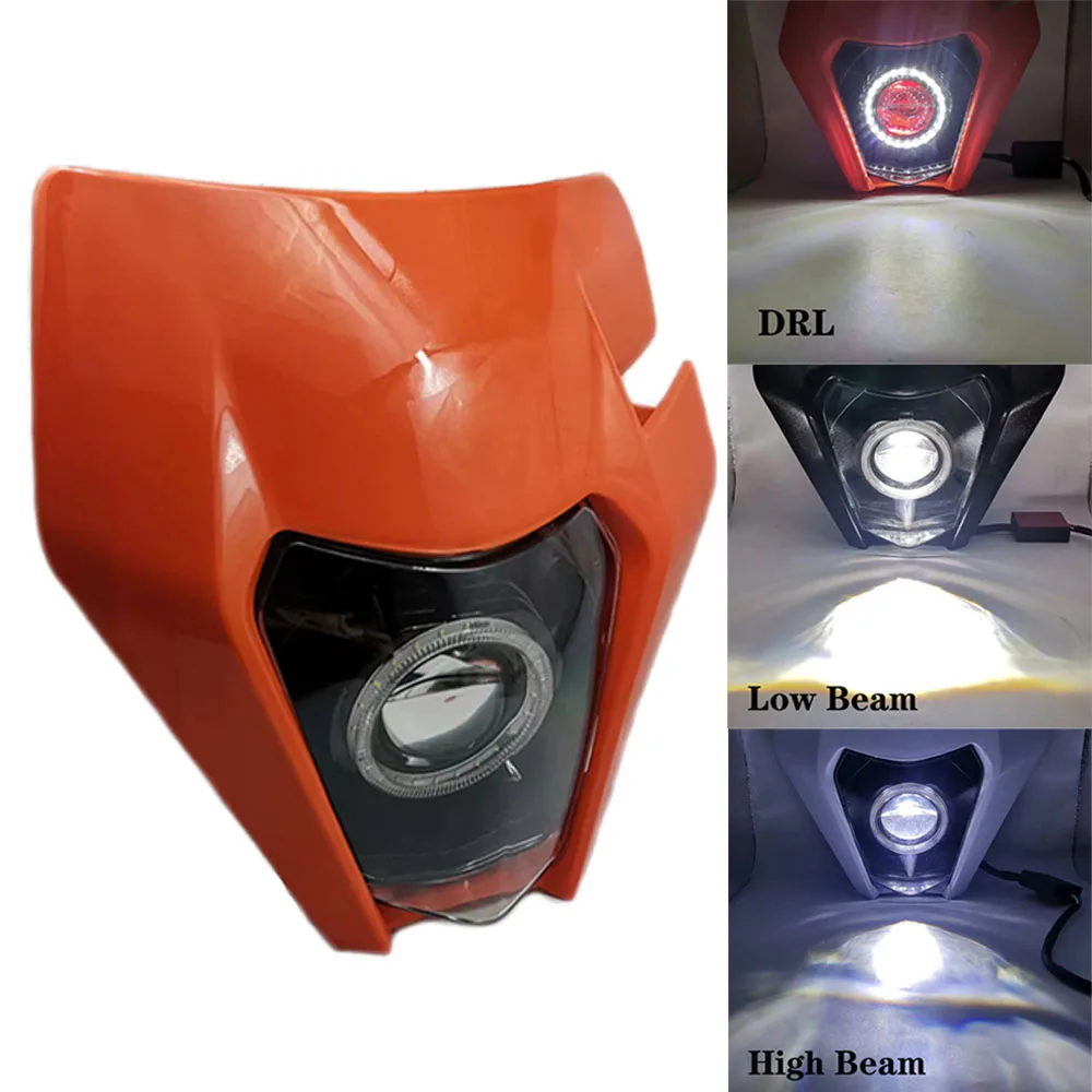

Motorcycle New LED Headlight Headlamp DRL Lamp Moto Light For KTM EXC EXCF SX SXF XC XCF XCW XCFW 125 150 250 300 350 450 530