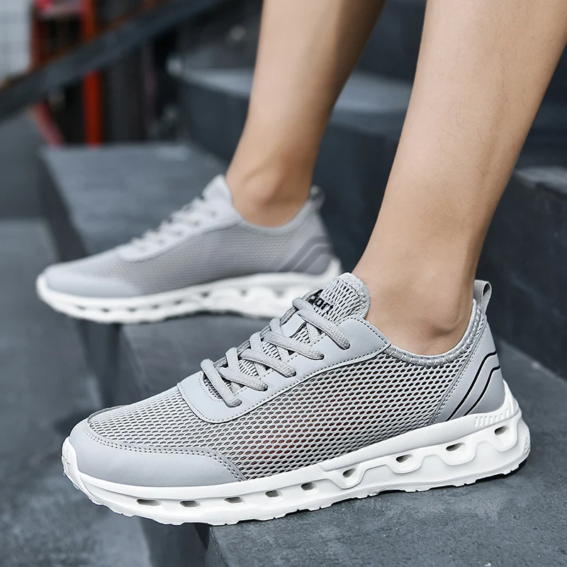 Brand New Men's Plus Size Comfortable Running Shoes Casual Sporty Lightweight Fashion Sneakers Breathable Sport Gym Tennis Shoes