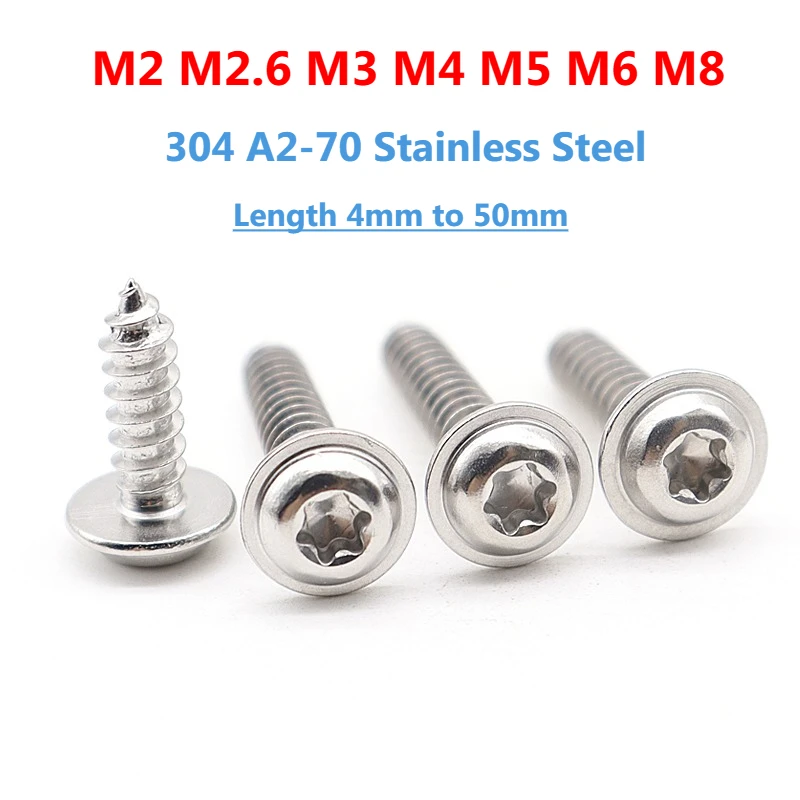 

Саморезы по дереву Torx из нержавеющей стали M2-M8