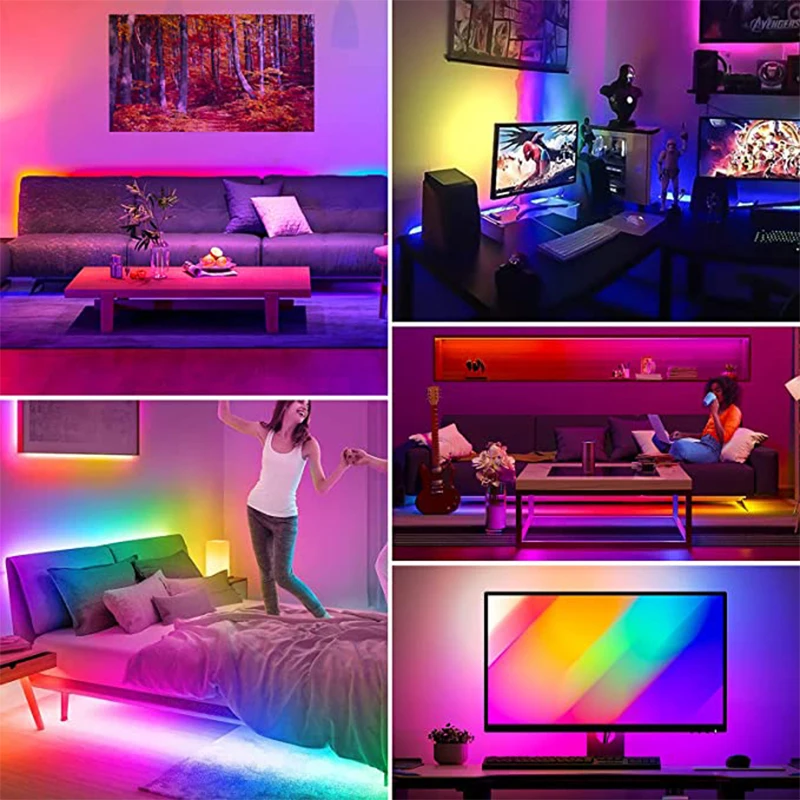 Светодиодная лента RGB 5050/RGBIC WS2812B 10 м 20 |