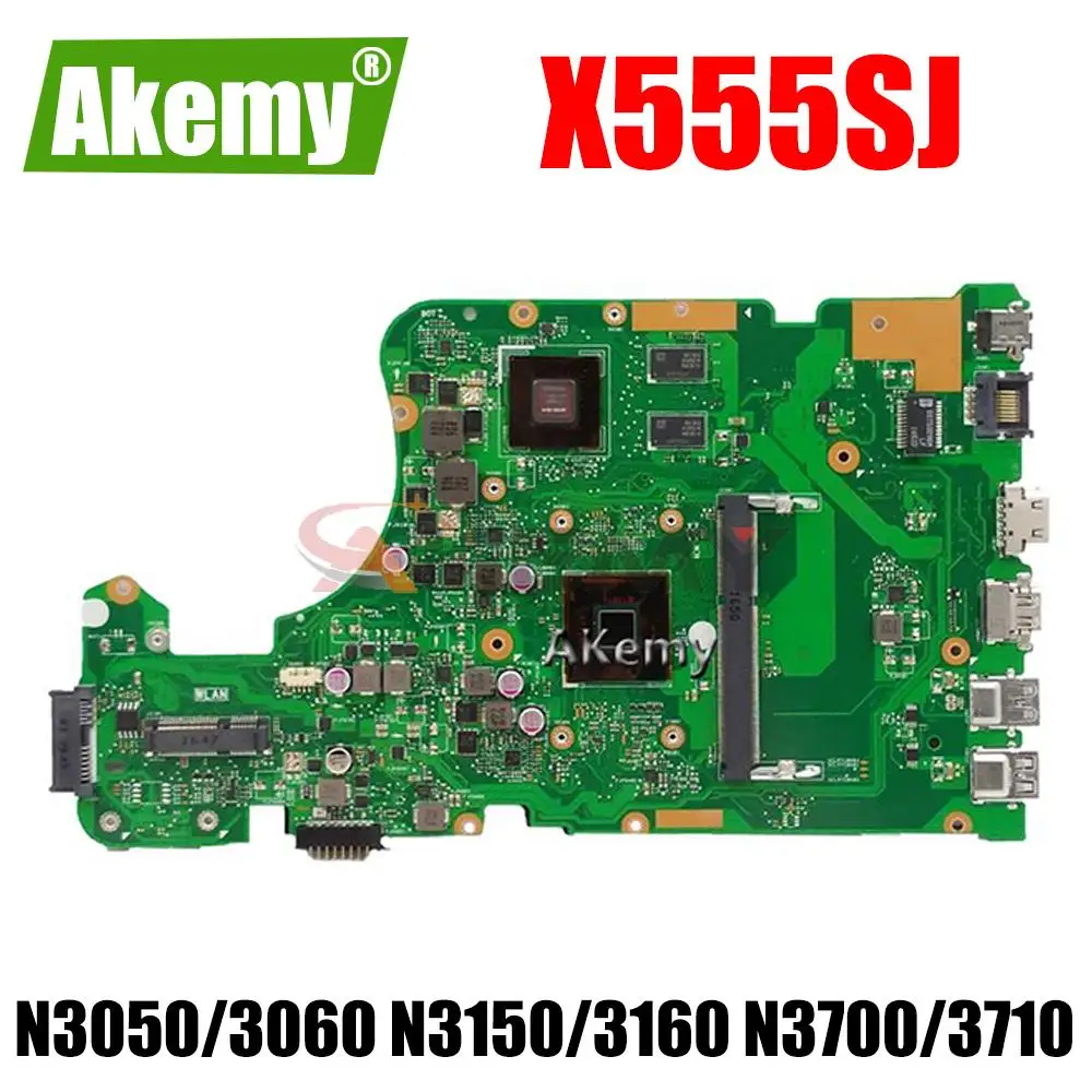 

X555S Mainboard w/ GT920M GPU N3050 N3060 N3150 N3160 N3700 N3710 CPU for ASUS X555SJ K555SJ K555S Laptop Motherboard