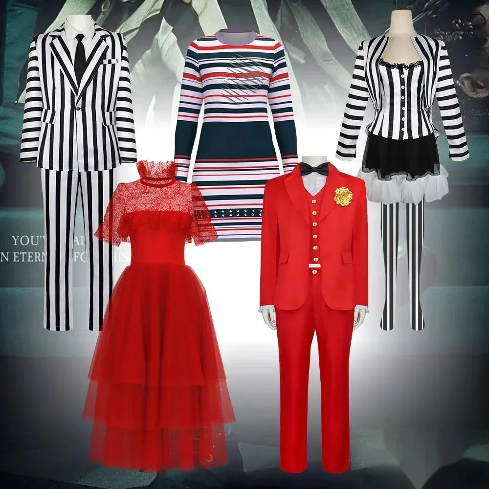 Хэллоуин Арказ подземного мира Beetlejuiced 2 сценический костюм для косплея BeetleJuiced