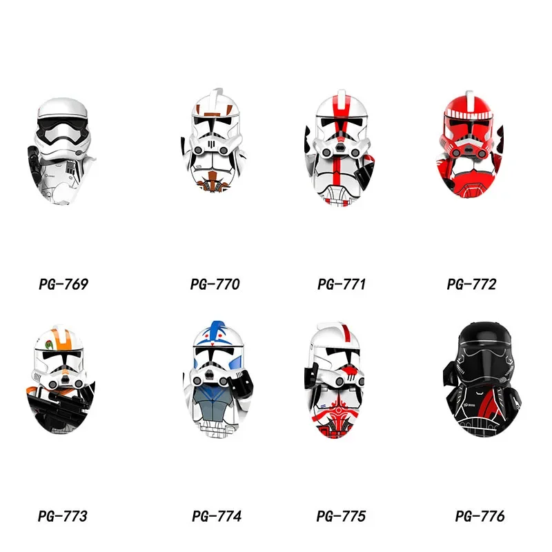 

star warsPG8097 Clone Soldier Mini Robot Figure Building BricksBB8 Small Particle Building Blocks Toys Boy Anime Figure