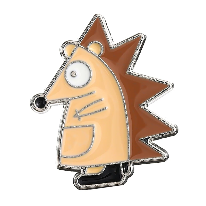 

Hedgehog Cartoon Enamel Pin Animals Lovely Brooch Badge Lapel Metal Gifts Backpack Hat Friends Kids Jewelry Accessories