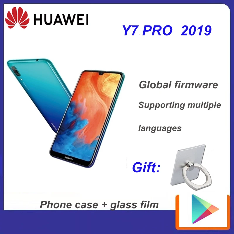 

Смартфон Huawei y7 pro, 2019 дюйма, 4 + 64 ГБ, Snapdragon 450, 4000 мАч