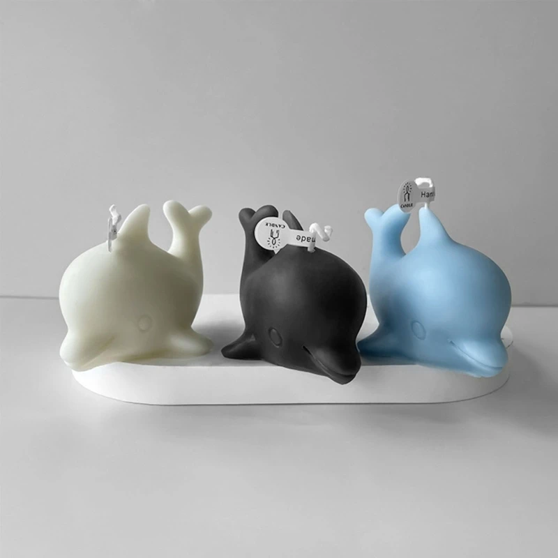 

Милая силиконовая форма для эпоксидной смолы в форме дельфина, ароматизированная антипригарным покрытием