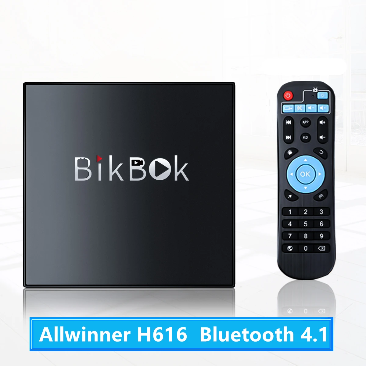 

ТВ-приставка BikBok R5, Android 10,0, Allwinner H616, 2 + 16/32 ГБ, Bluetooth 4,1, Wi-Fi 2,4/5,8 ГГц