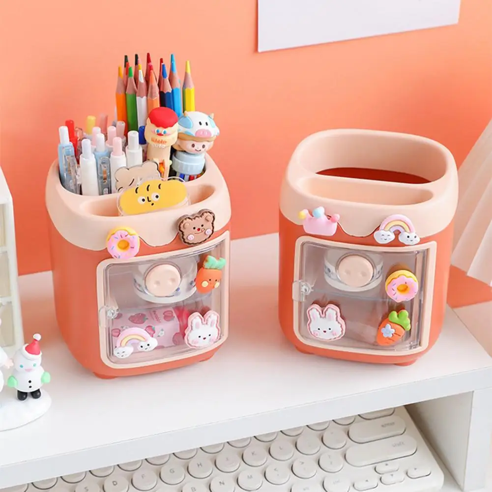 

storage Wide Opening Desktop Sundries Pencil Storage Box Stationery Organizer