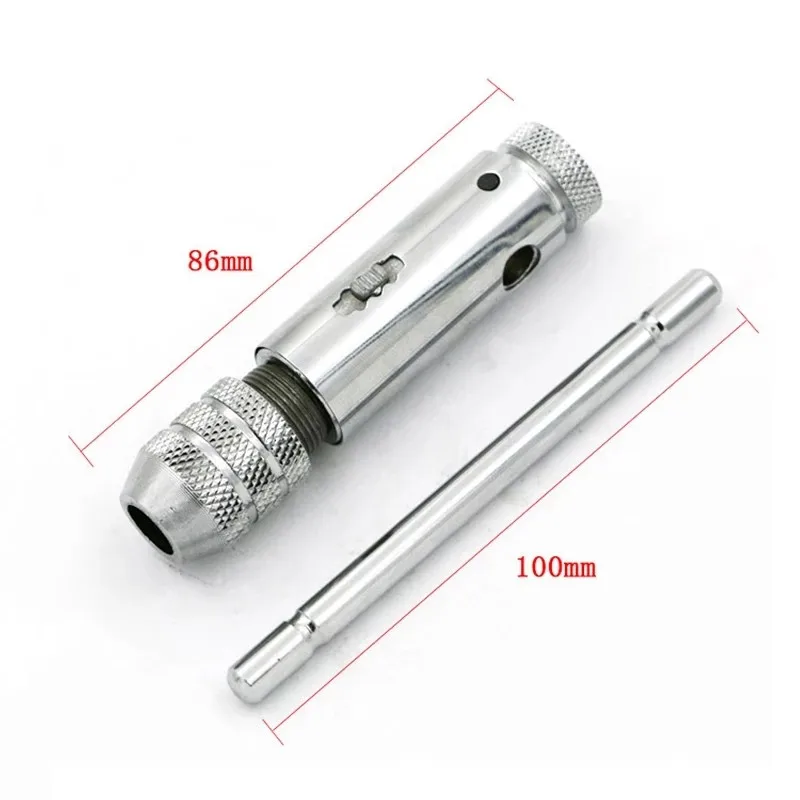 

Adjustable Ratchet Tap M3-M8 Machine Metric Ratchet Screw T-Handle Tap Wrench Hot Sale Newest Protable Reliable