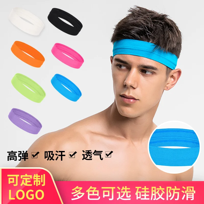 

Sport Hairband Running Head Band Sweat Anti-slip Elastic Hair Bands Biking Sweatband Bands Headbands For Women Men