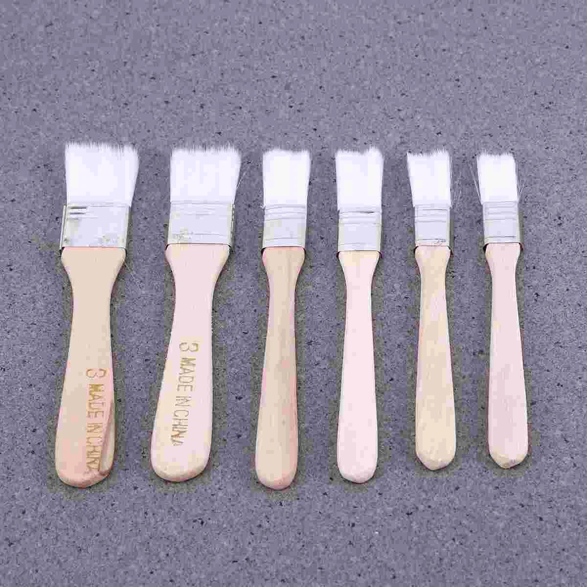 

6 Pc Painting Brushes Bulk Chips Paintbrush Set Artist Brushes Childrens Furniture Template Barbecue Brush