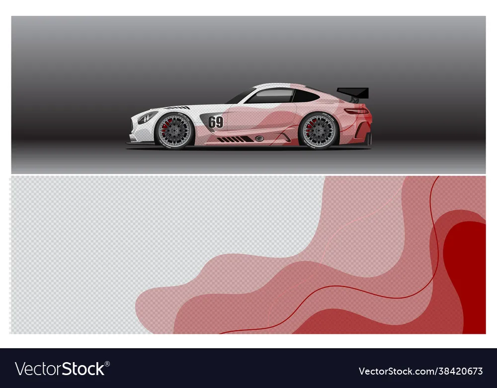 

Gradient Full Body Racing Car Graphic Decal Vinyl Wrap Car Full Wrap Sticker Decorative Car Decal Length 400cm width 100cm