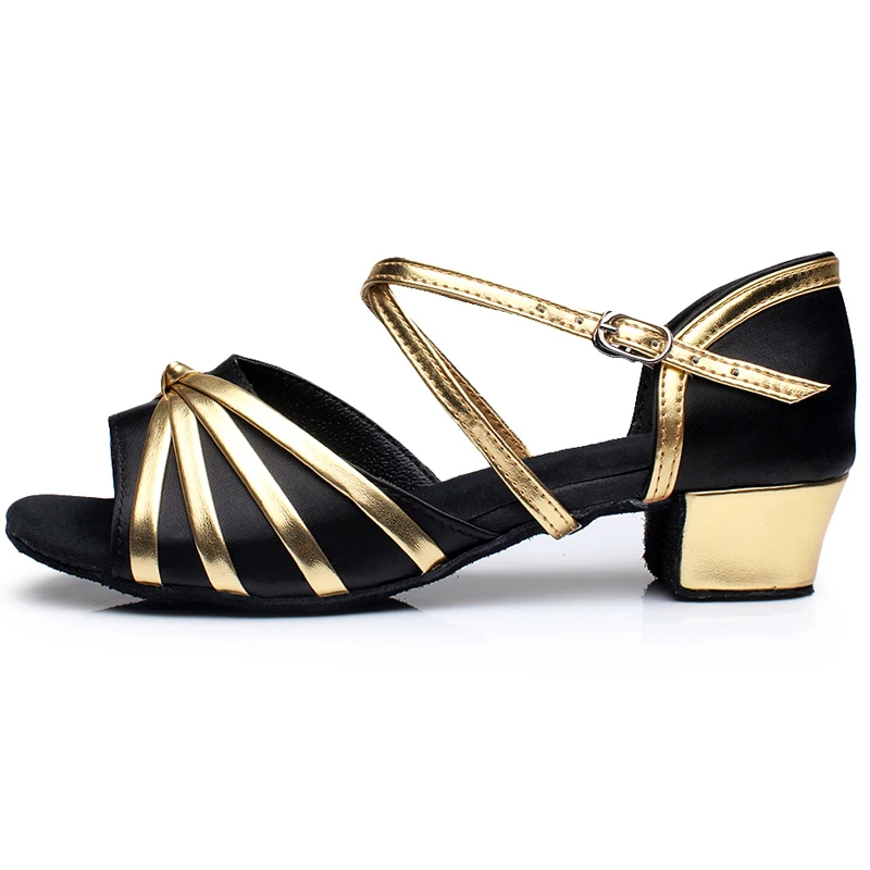 Diplip Latin Shoes Ballroom Latin Dance Shoes Children's Dance Shoes Women Professional child/kids/Salsa Practice Shoes Sandal