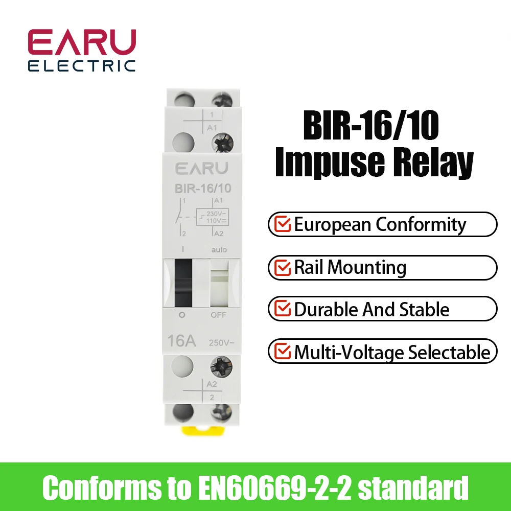 

Импульсное реле EARUELECTRIC BIR-16/10