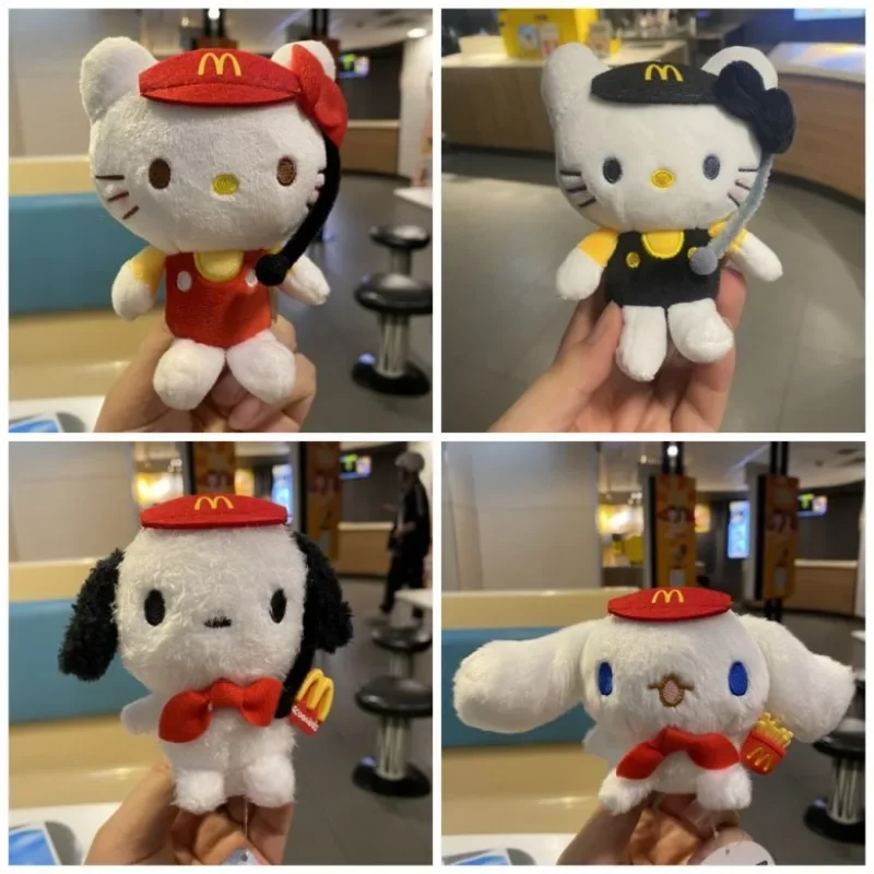 Новый Sanrio Hollo Kitty Cinnamoroll Pochacco Bag Шарм Мультфильм Аниме Подвеска для телефона McDonalds Kt