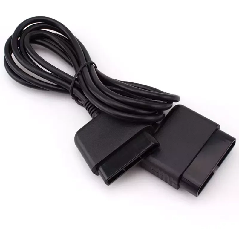 

1.8M Controller Dance Pad Wheel Gun Extension Cable Game console handle adapter cable for Sony Playstation PS1/PS2 game console