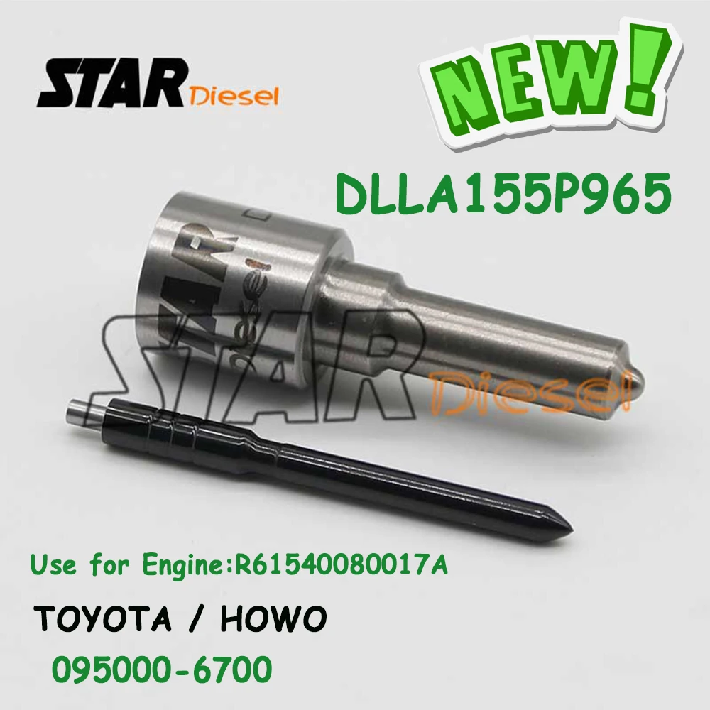 

STAR Diesel R61540080017A Форсунка форсунки распылителя DLLA155P965 для TOYOTA HOWO Ssangyong 095000-6700 095000-6701 095000-6702