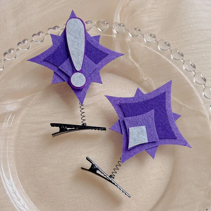 Весенние заколки для волос унисекс в стиле Genshin Impact металлические головные уборы