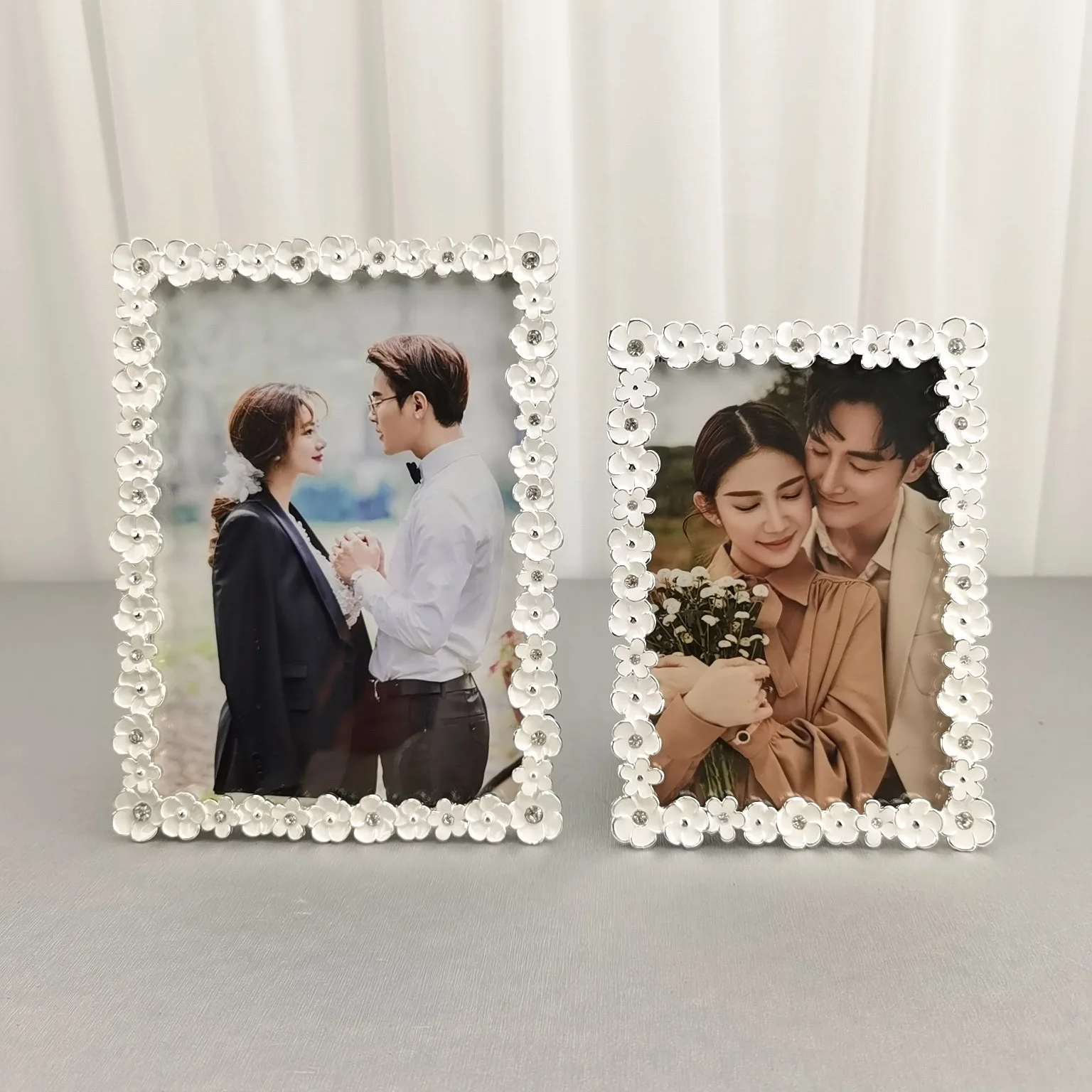 Европейская мода простая металлическая рамка для фотографий Свадебная