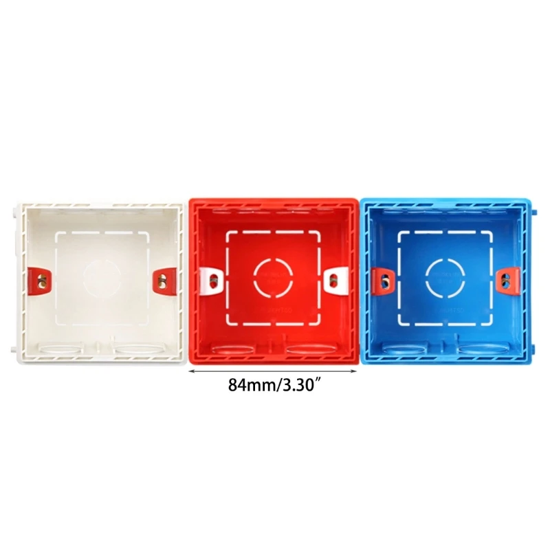 

Dustproof PVC Wall Socket Box Type 86Mounting Back Box Wall Socket