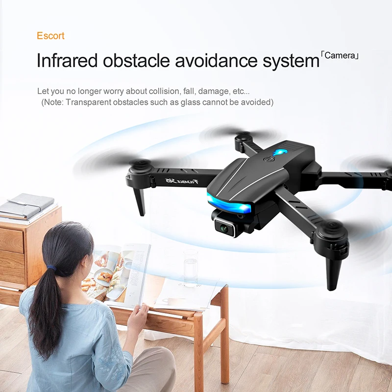 BV S85 Pro Rc Mini Drone 4k Profesional HD Dual Cameras Fpv Drone Infrared Obstacle Avoidance One Key Return Quadcopter Toy enlarge