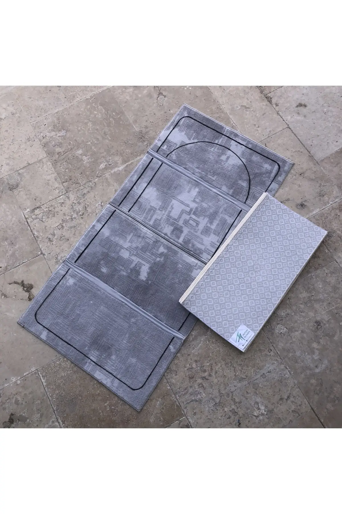 

Бежевый 60x120 полипропиленовый квадратный гелевый коврик с нескользящей основой, складной ковер (запатентованный продукт)