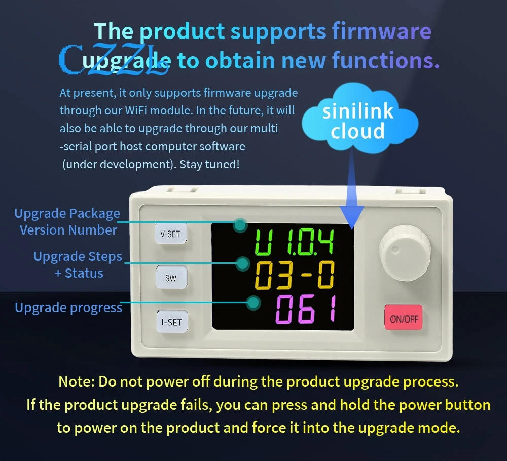 Регулируемый источник питания постоянного тока SK120X CNC