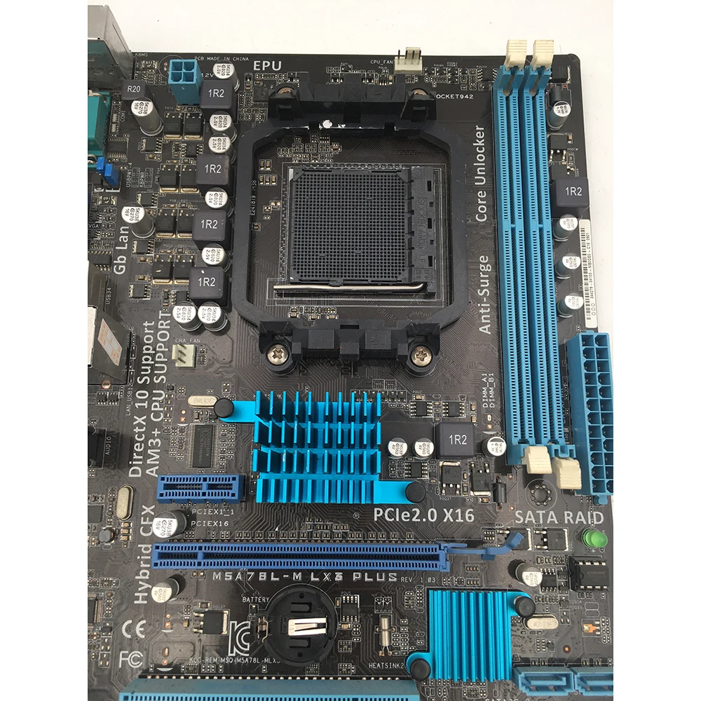 Original All Solid State Desktop Motherboard For ASUS M5A78L-M LX3 PLUS CM1831 AM3/AM3+ 938 DDR3 Fully Tested Good Quality | Компьютеры и