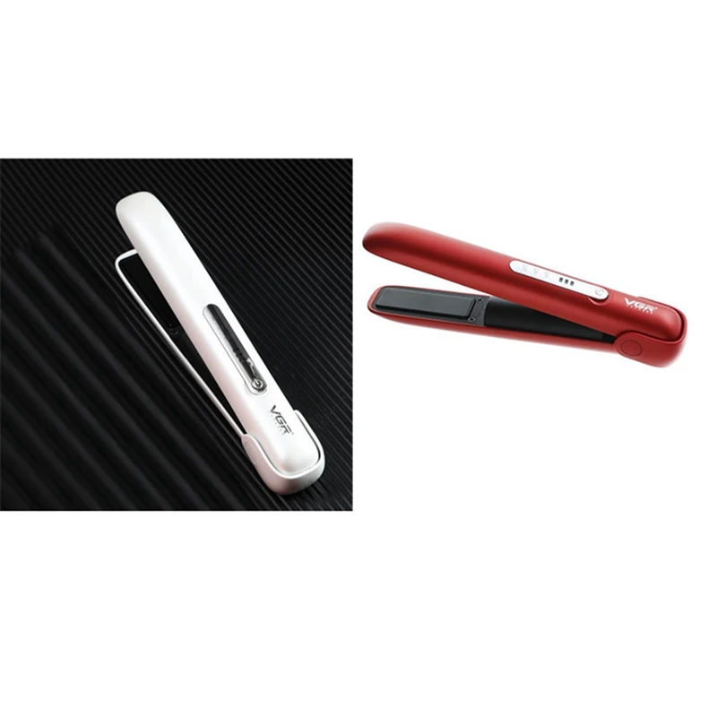 

VGR V-585 Cordless Rechargeable Hair Straightener Flat Iron Heats Up Quickly Hair Straightening Irons And Curler