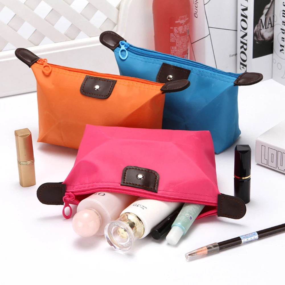 

Travel Cosmetic Bag Candy Colored Cosmetic Bag Lady Make Up Case Large Capacity Package Waterproof Storage Wash Bag For Women