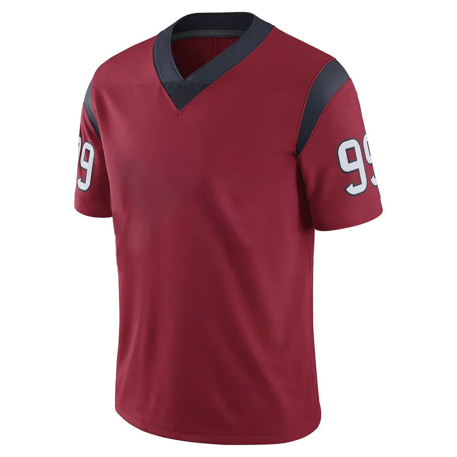 

New 2022 Men American Football Houston Sport Fans Deshaun Watson J.J. Watt Deandre Hopkins Jersey
