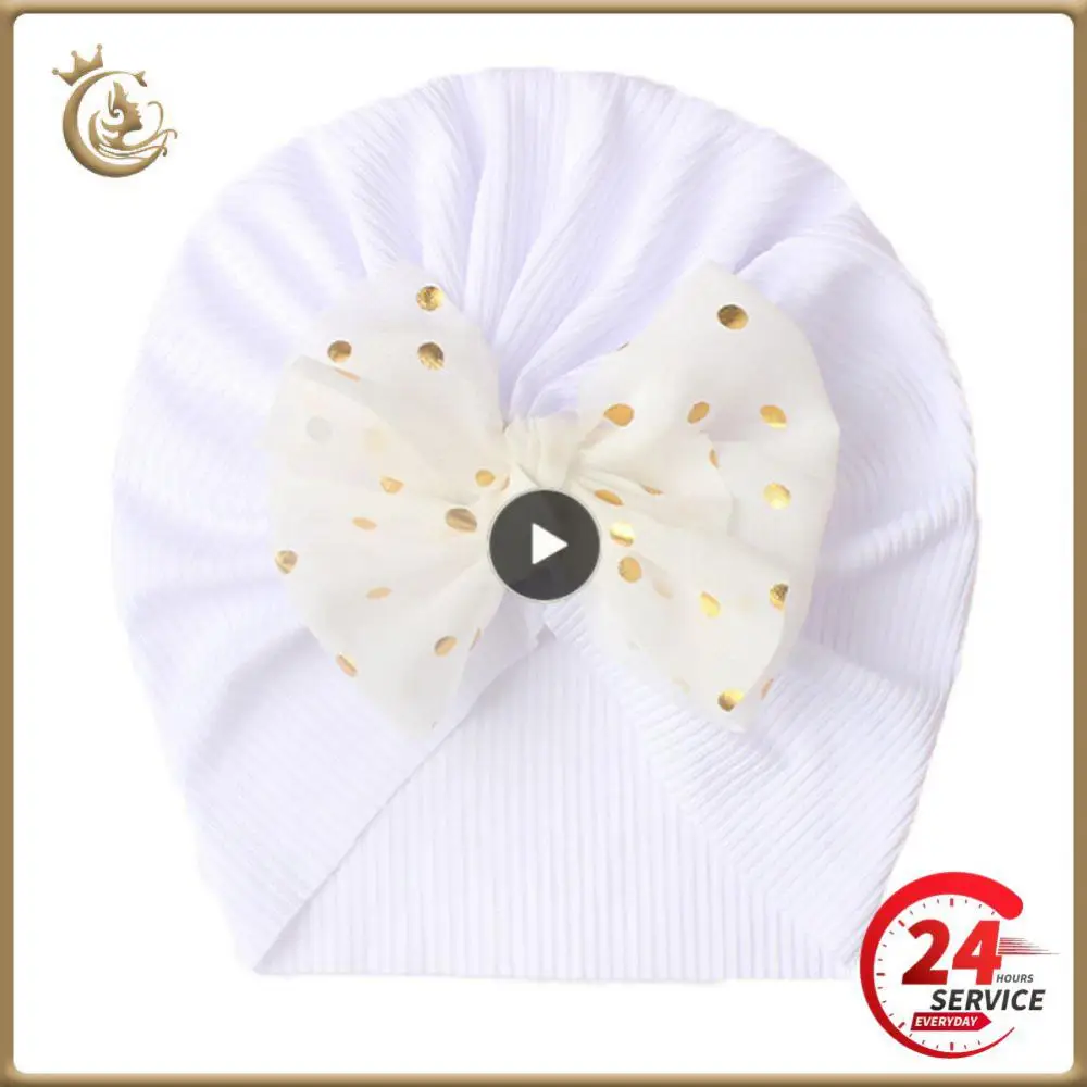 

1~10PCS Baotou Hat The Material Is Soft Suitable For Baby Skin Bow Hat Stretching Is Not Easy To Deform Childrens Hat Baby Hat