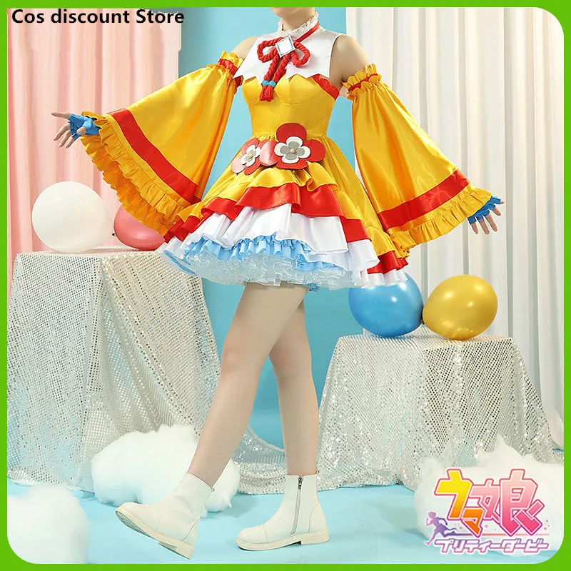 Copano Rickey Cosplay Costume Umamusume: Pretty Derby Anime Women / Man Plus Size Dress Role-playing Clothing 2024 Sizes S-3XL
