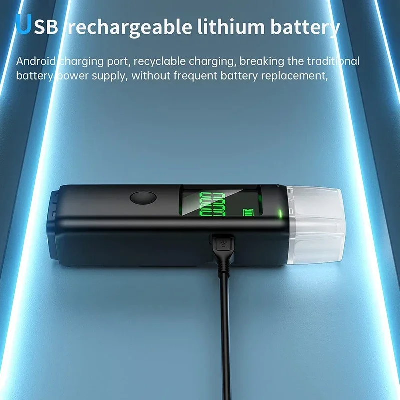 Фото USB-зарядка, тестер алкоголя в выдыхаемом воздухе, алкотестер, измеритель спирта, измерительное устройство, профессиональное вождение алкоголя NM349 №5