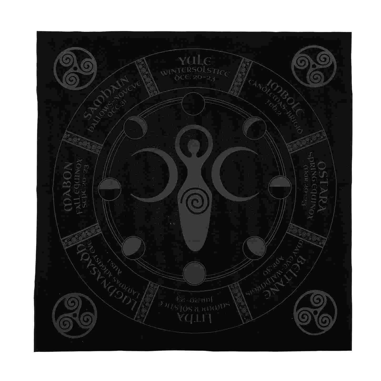 

1pc Divination Altar Cards Pagan Altar Cloth Funny Table Runner for Home Party Shop Office