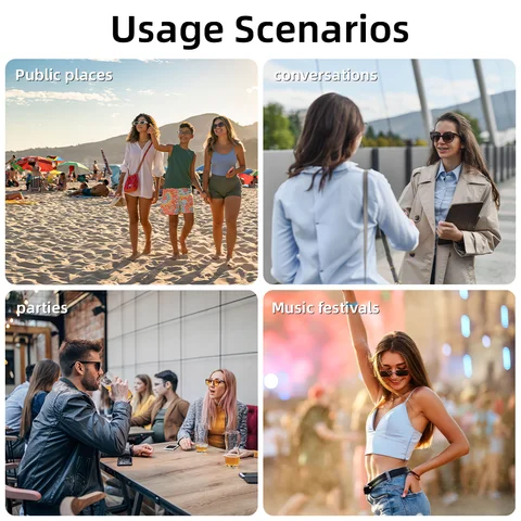 HIBLOKS светодиодные наклейки для Ray-Ban Meta