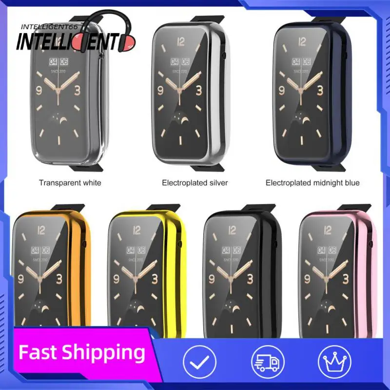 

Tpu For Band 7pro Electroplating Protective Cover Protective Shell All-inclusive Smart Accessories Protective Case